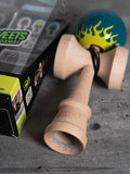 Sweets kendamas France Kendama new nouveau freestyle bilboquet juggle kenflip stall LEGEND Shape coop cooper eddy coop mod flamme flammes phosphorescent fluo brillant collant trick lumière