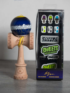 SWEETS KENDAMAS FRANCE Kendama Fr bilboquet freestyle tricks figures cup ball bois design couleur jeu eagle disc golf mcmahon anime nuage goku bleu 